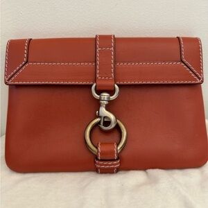 Marc Jacobs vintage envelope leather clutch